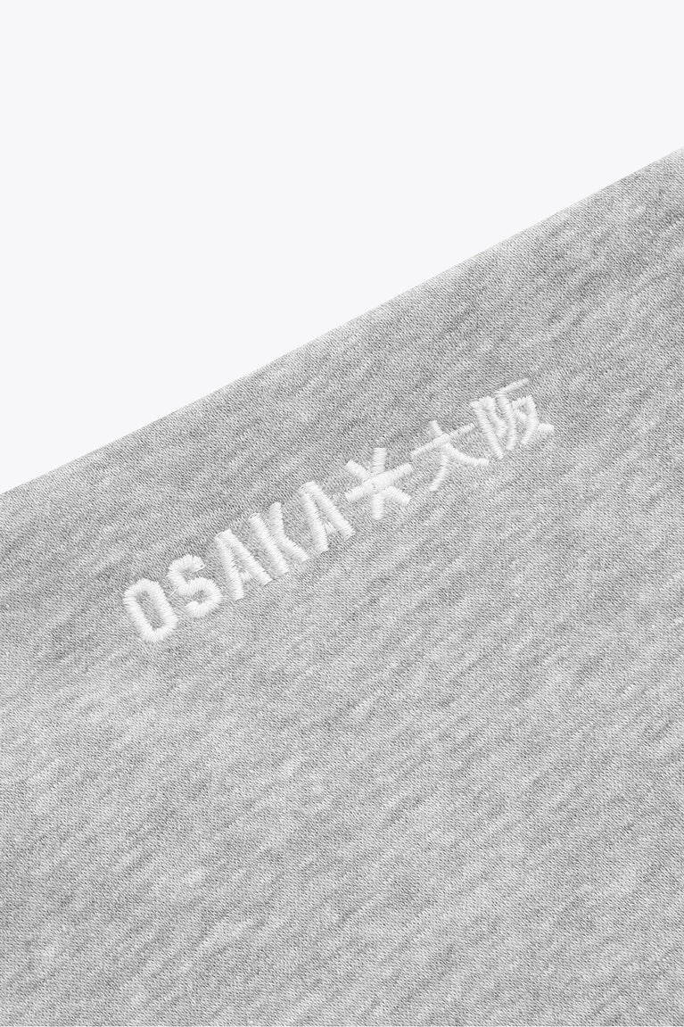 Osaka Men Boxy Sweater | Heather Grey