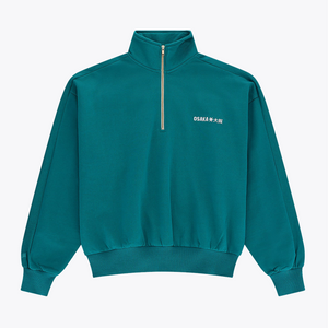 Osaka Men Half Zip Sweater #TransformativeTeal