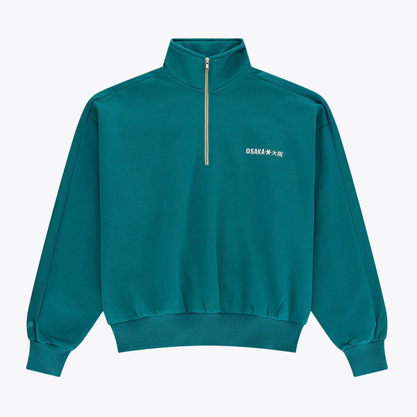 Osaka Men Half Zip Sweater #TransformativeTeal