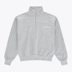 Osaka Men Half Zip Sweater #HeatherGrey