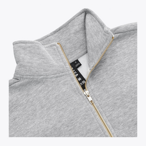 Osaka Men Half Zip Sweater #HeatherGrey