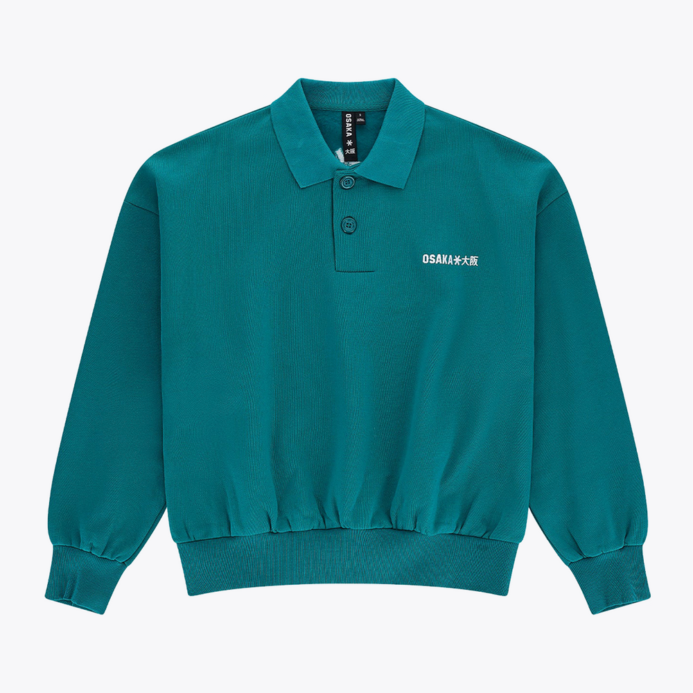 Osaka Men Polo Sweater #TransformativeTeal