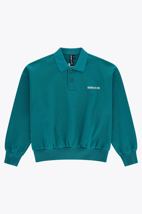 Osaka Men Polo Sweater | Transformative Teal