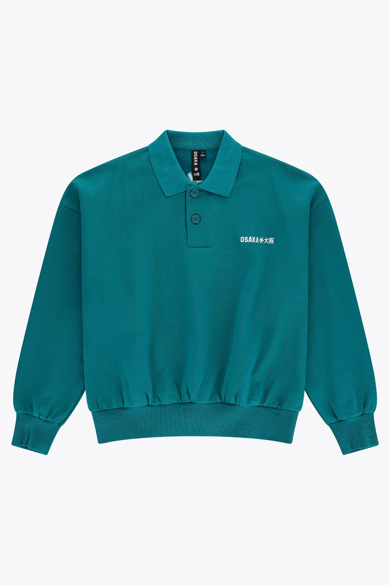 Osaka Men Polo Sweater | Transformative Teal