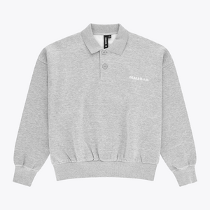Osaka Men Polo Sweater #HeatherGrey