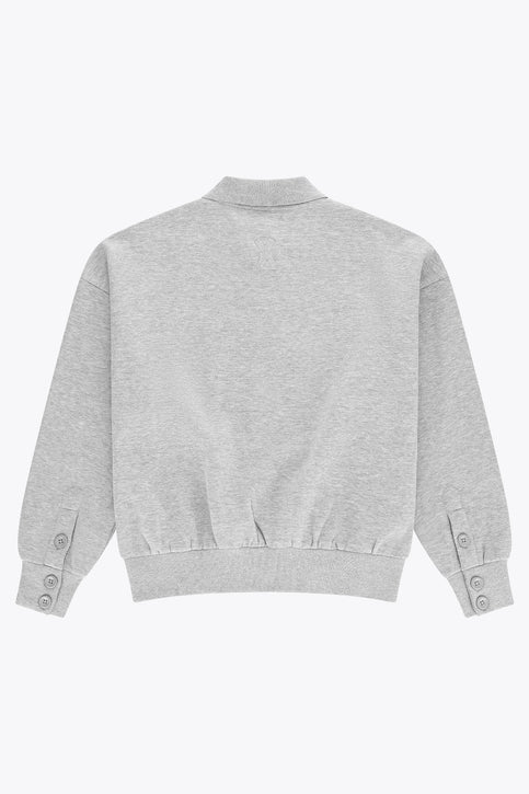 Osaka Men Polo Sweater | Heather Grey