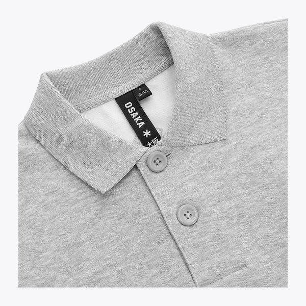 Osaka Men Polo Sweater #HeatherGrey