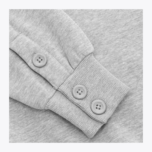 Osaka Men Polo Sweater #HeatherGrey