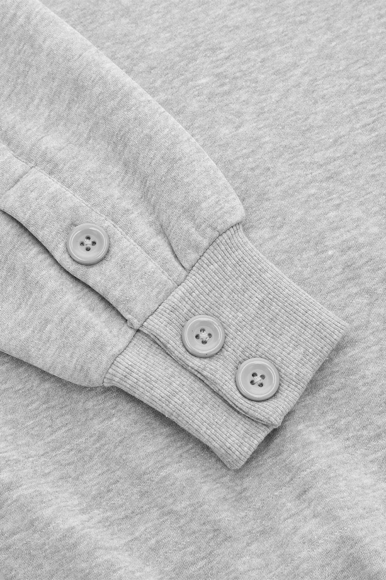 Osaka Men Polo Sweater | Heather Grey
