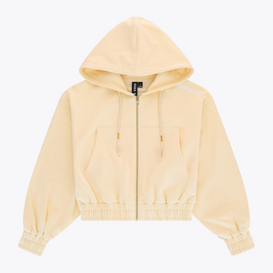 Osaka Women Cropped Full Zip Hoodie #Washi
