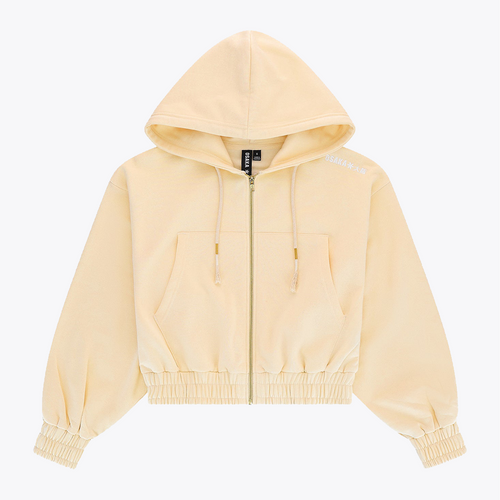 Osaka Women Cropped Full Zip Hoodie #Washi