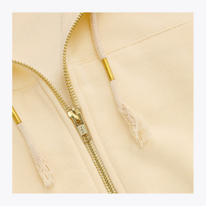 Osaka Women Cropped Full Zip Hoodie #Washi