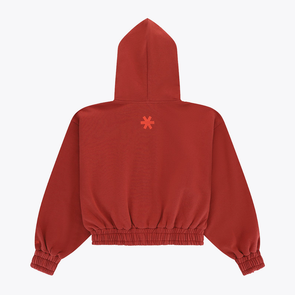 Osaka Women Cropped Full Zip Hoodie #Brunette