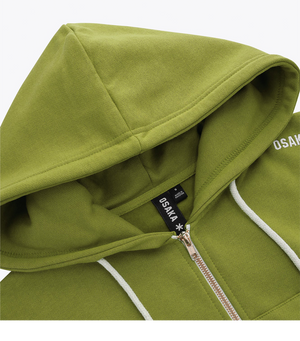 Osaka Women Cropped Full Zip Hoodie #Ferite