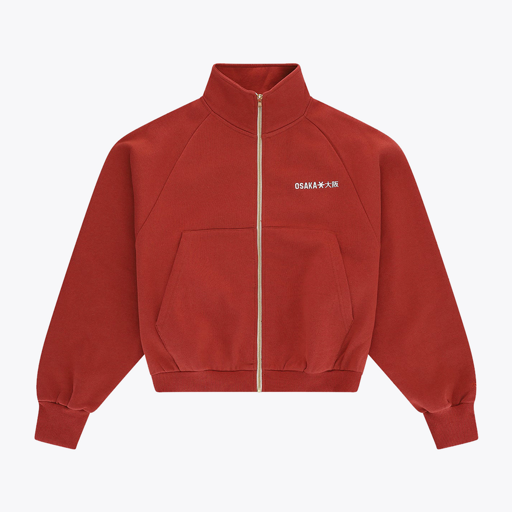 Osaka Women Full Zip Sweater #Brunette