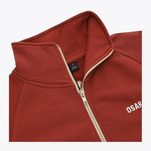 Osaka Women Full Zip Sweater #Brunette