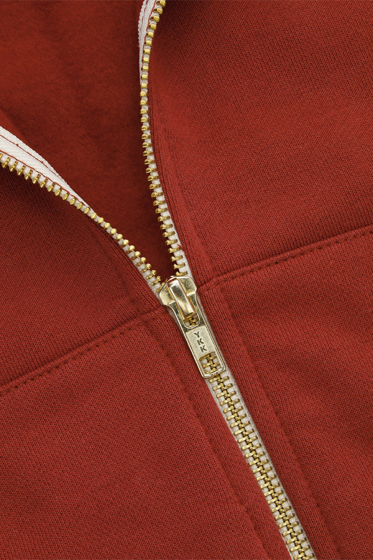 Osaka Women Full Zip Sweater | Brunette