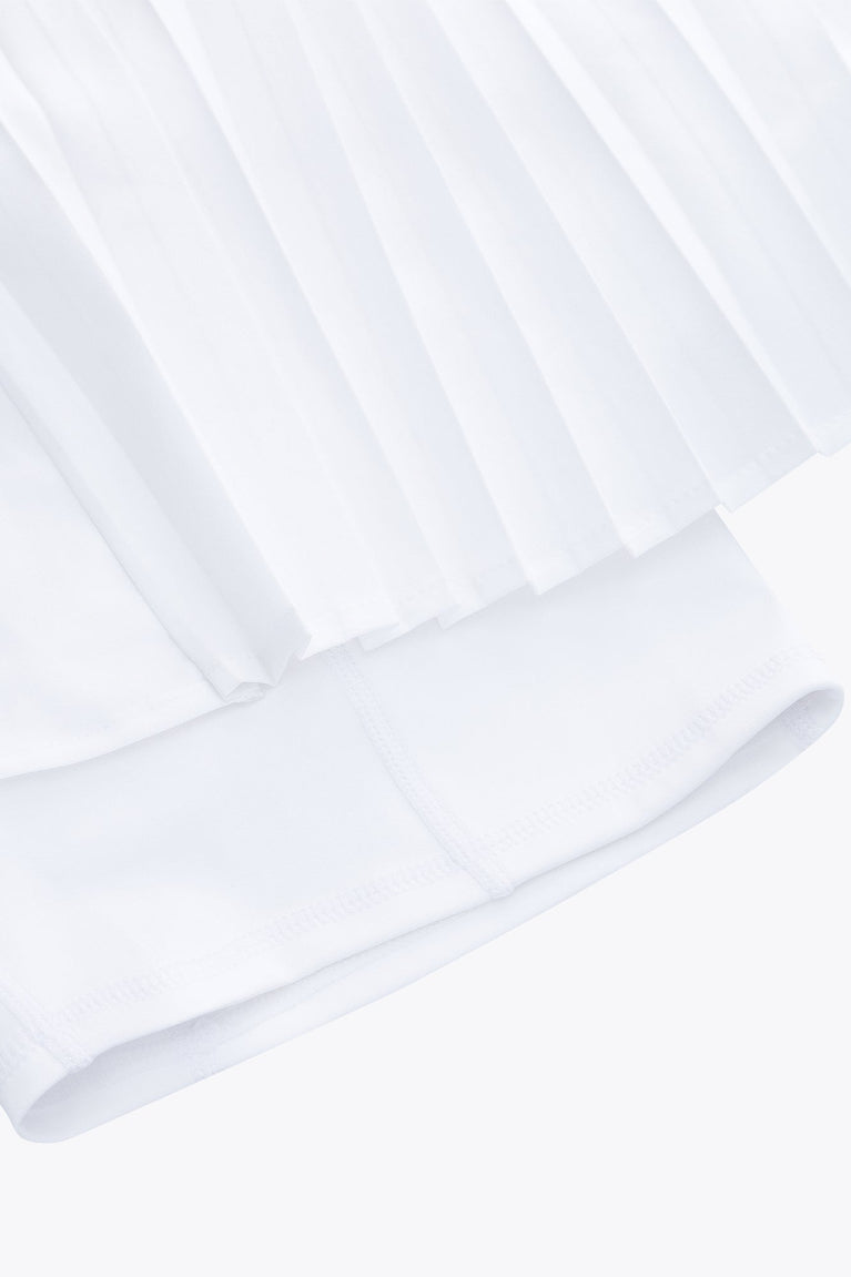 Osaka Women Pleat Flow Skort | White