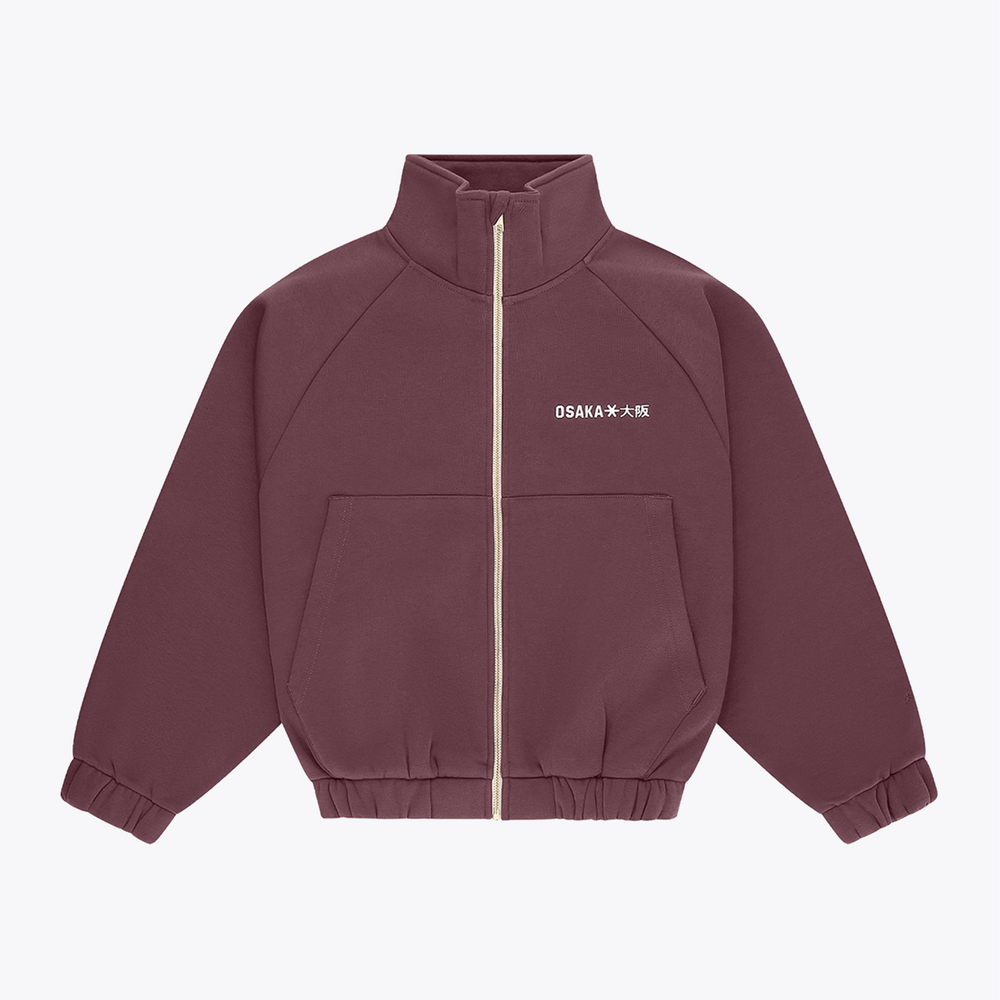 Osaka World Women Full Zip Sweater #Peppercorn
