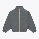 Osaka World Women Full Zip Sweater #DarkGreyMelange