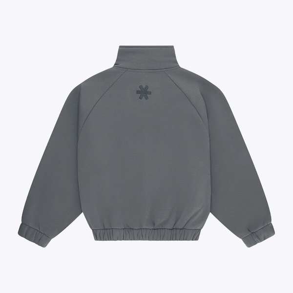 Osaka World Women Full Zip Sweater #DarkGreyMelange