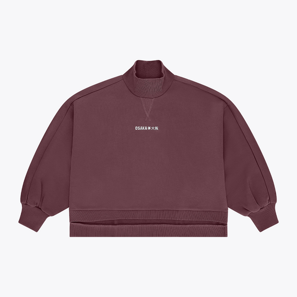 Women Mockneck Sweater #Peppercorn