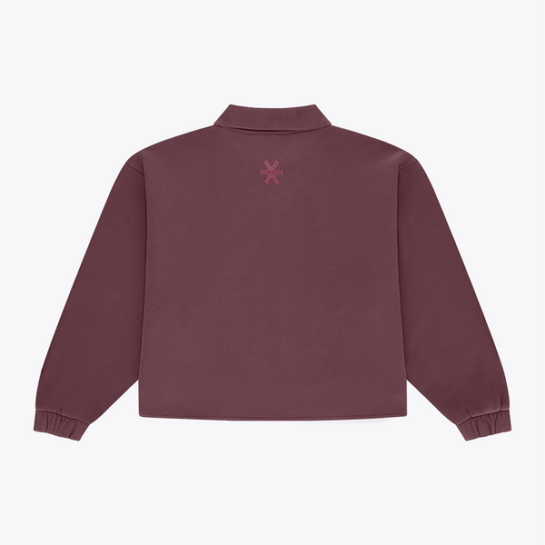 Women Polo Zip Sweater #Peppercorn