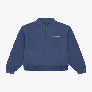 Women Polo Zip Sweater #Olympian