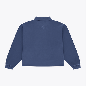 Women Polo Zip Sweater #Olympian