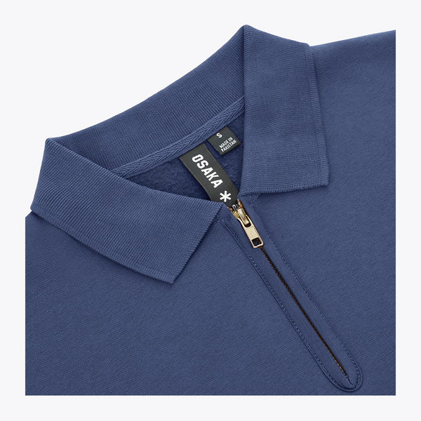 Women Polo Zip Sweater #Olympian