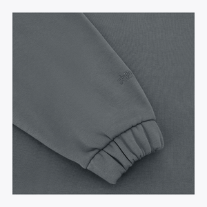 Women Polo Zip Sweater #DarkGreyMelange