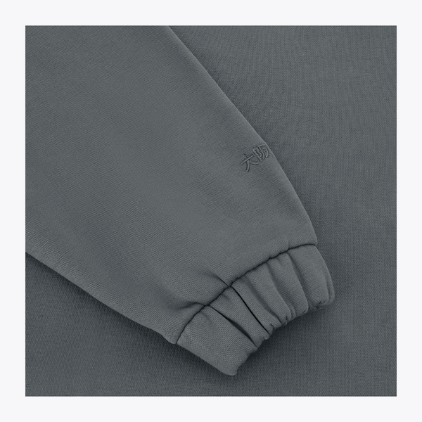 Women Polo Zip Sweater #DarkGreyMelange