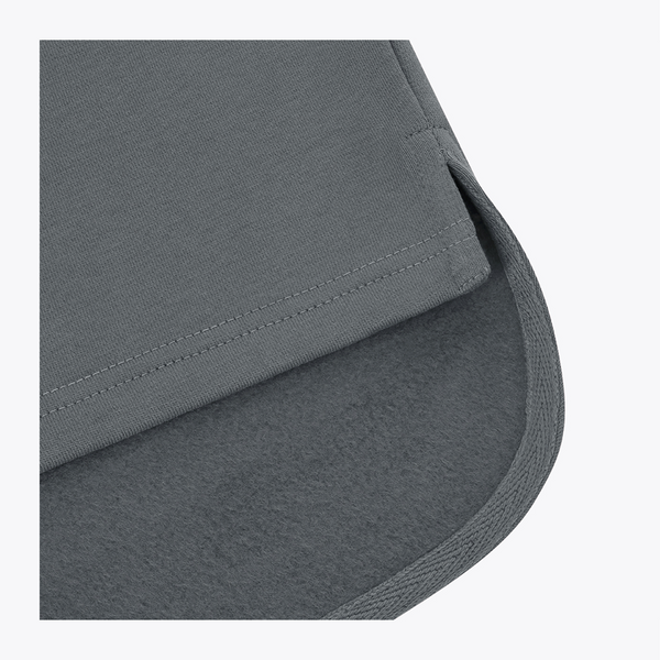 Women Polo Zip Sweater #DarkGreyMelange