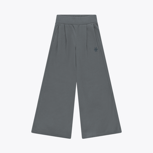 Osaka Women Wide Leg Sweatpants #DarkGreyMelange