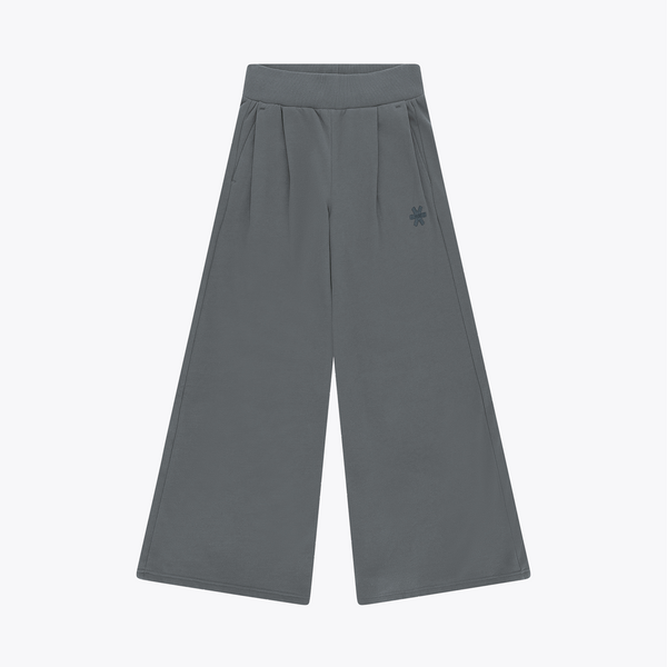 Osaka Women Wide Leg Sweatpants #DarkGreyMelange
