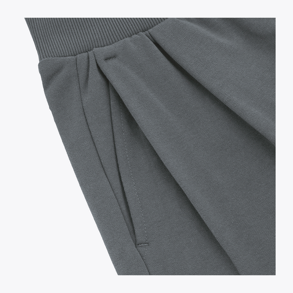 Osaka Women Wide Leg Sweatpants #DarkGreyMelange