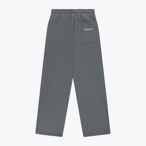 Osaka World Men Wide Sweatpants #DarkGreyMelange