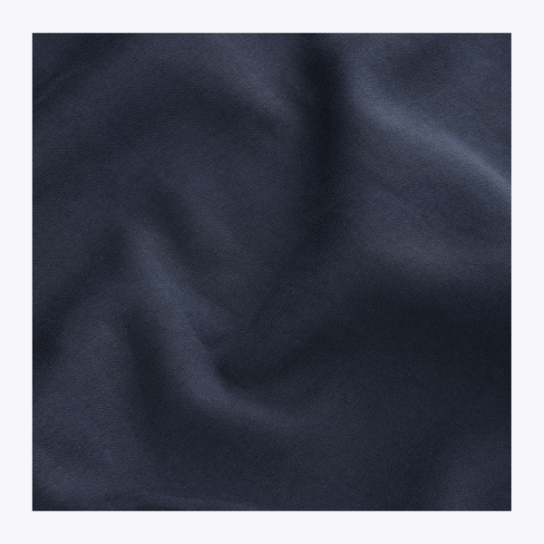 Navy knit sweater fabric close-up with smooth, dense texture #Navy