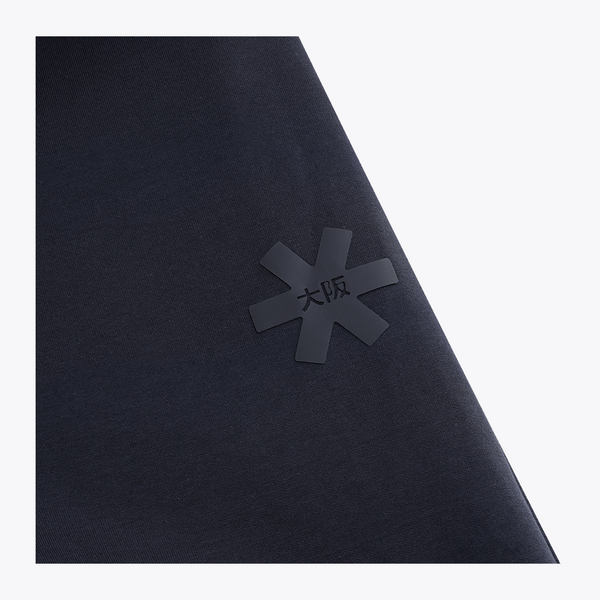 Navy sweatpants with Osaka logo graphic detail on the leg #Navy