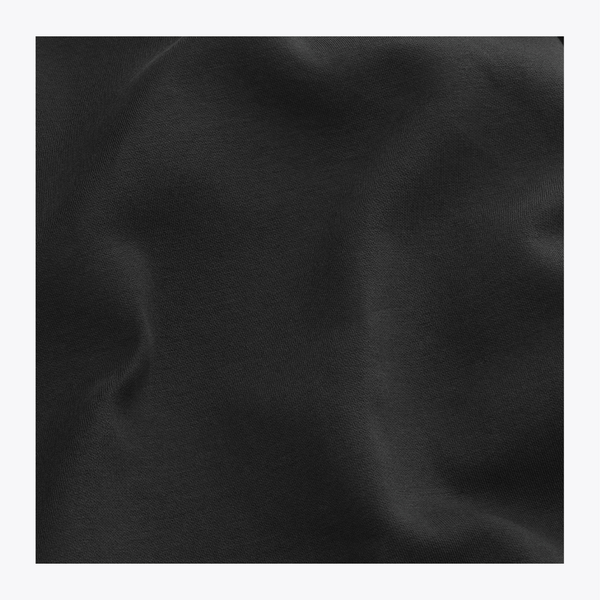 Black sweatpants fabric with smooth matte texture #Black