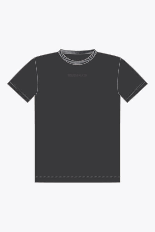 Osaka Intraloom Boxy Tee | Black