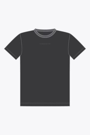 Osaka Intraloom Boxy Tee | Black