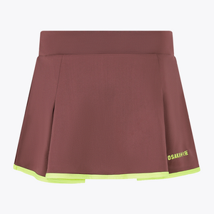 Osaka Women Floucy Active Skort| #Peppercorn | Back of skort