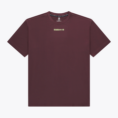 Osaka World Men Active Tee White | #Peppercorn | Front of shirt