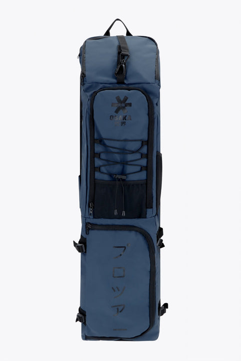 Osaka Hockey Stickbag Pro Tour large in Navy with logo in black. Front view