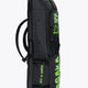 Pro Tour stickbag extra large in black with logo in green. Side view
