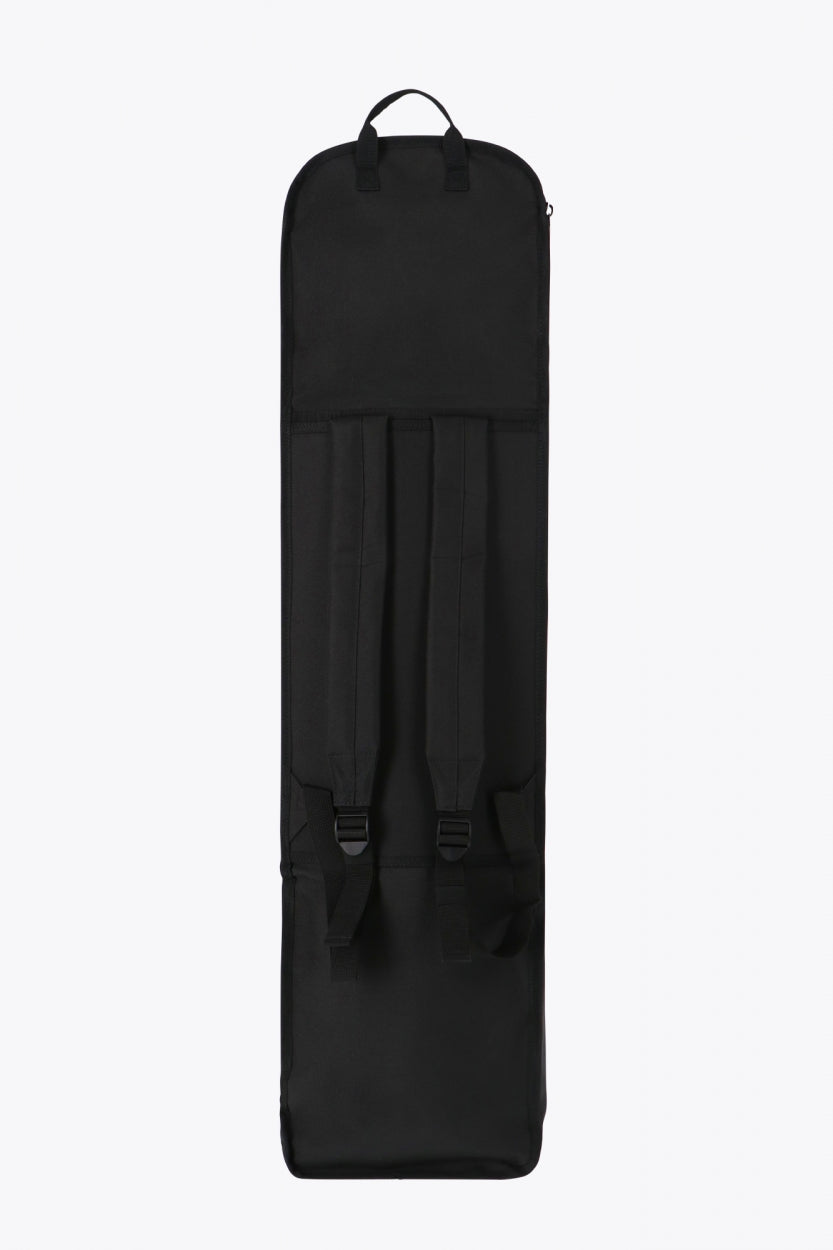 Osaka sports stickbag large in black with logo in green. Front view