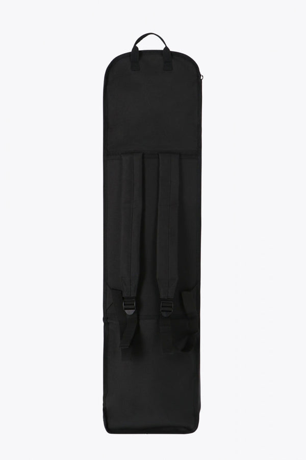 Osaka sports stickbag large in black with logo in green. Back view