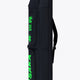 Osaka sports stickbag medium in black with logo in green. Side view