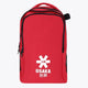 Osaka sports backpack in red with logo in white. Front view